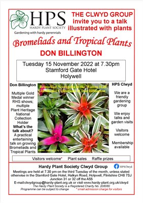 Hardy Plant Society - Don Billington