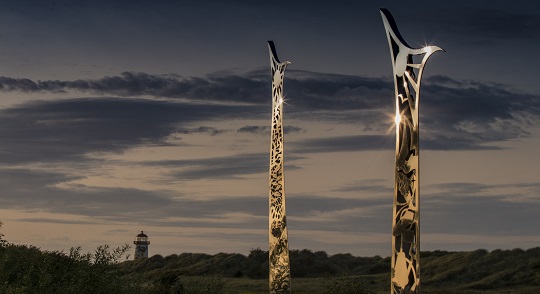 Talacre Beach Sculpture 540 x 294
