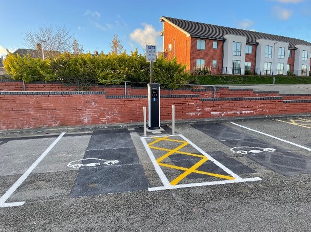 EV Charging points - Buckley - Precinct Way