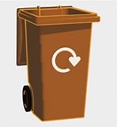 Brown bin