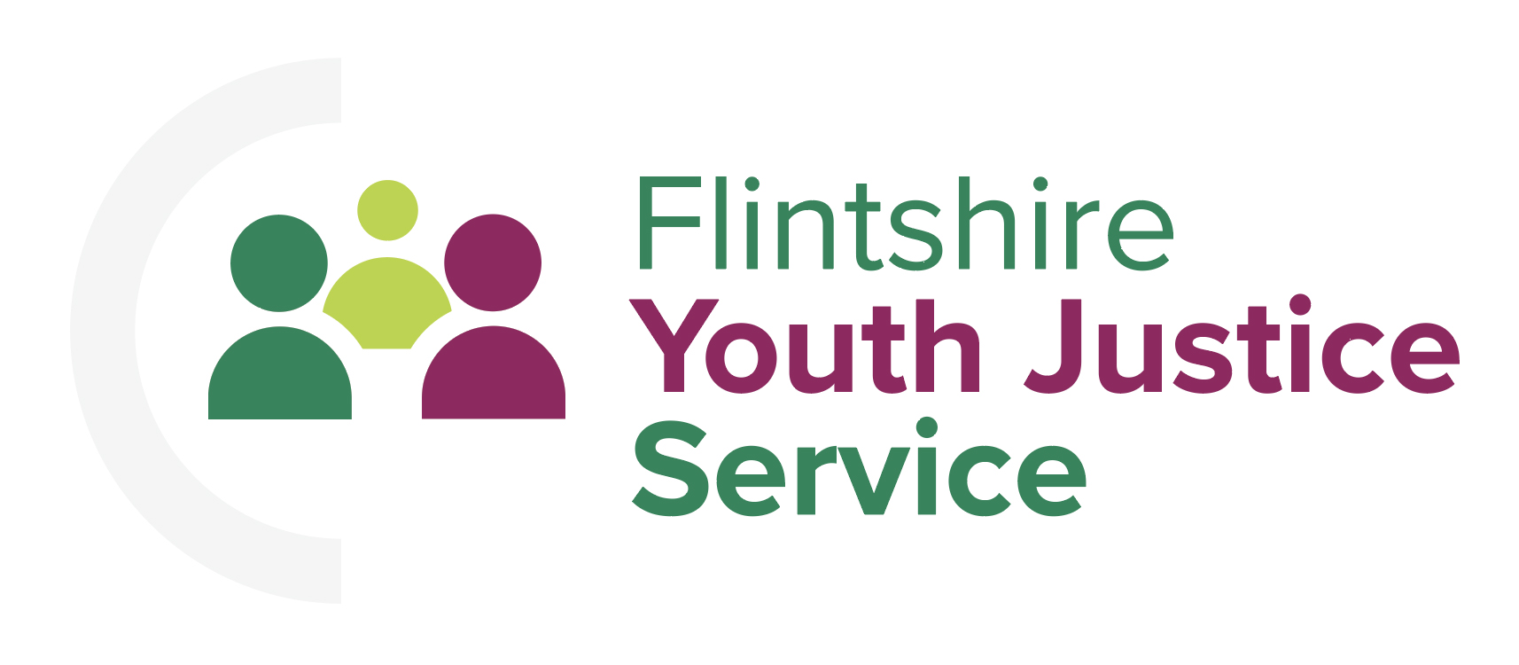Youth Justice Service Logo - Landscape ENG