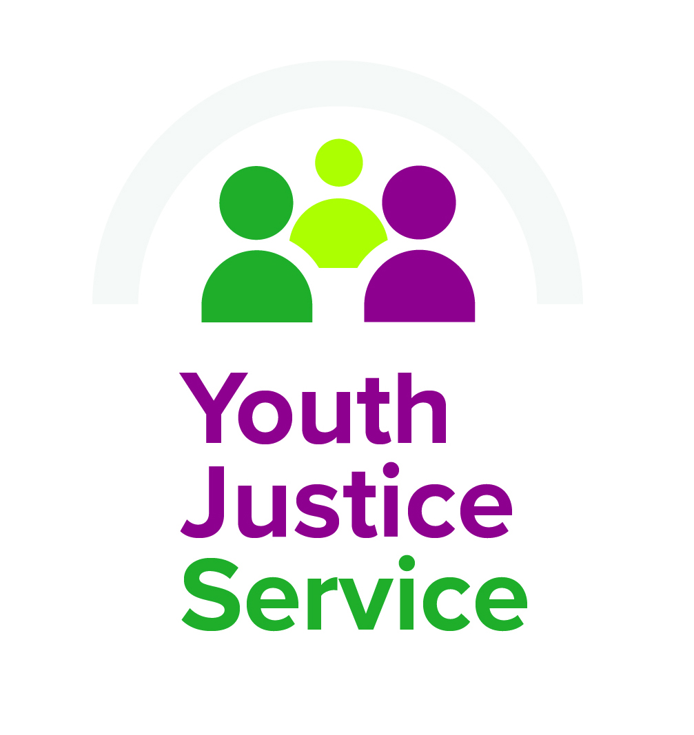 Youth Justice Service Logo - Portrait ENG